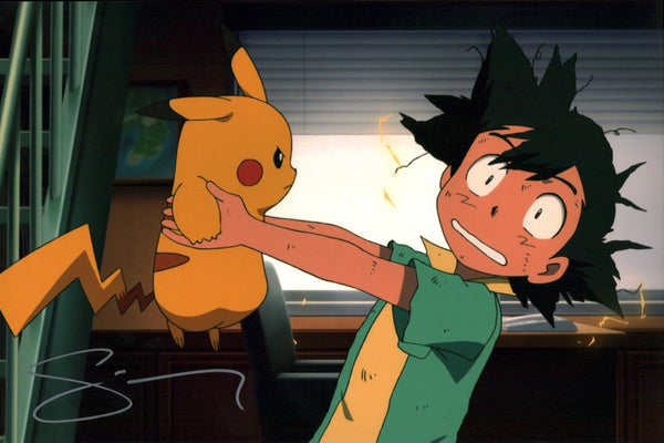 Sarah Natochenny Pokemon 8x12 Signed Photo JSA Certified Autograph