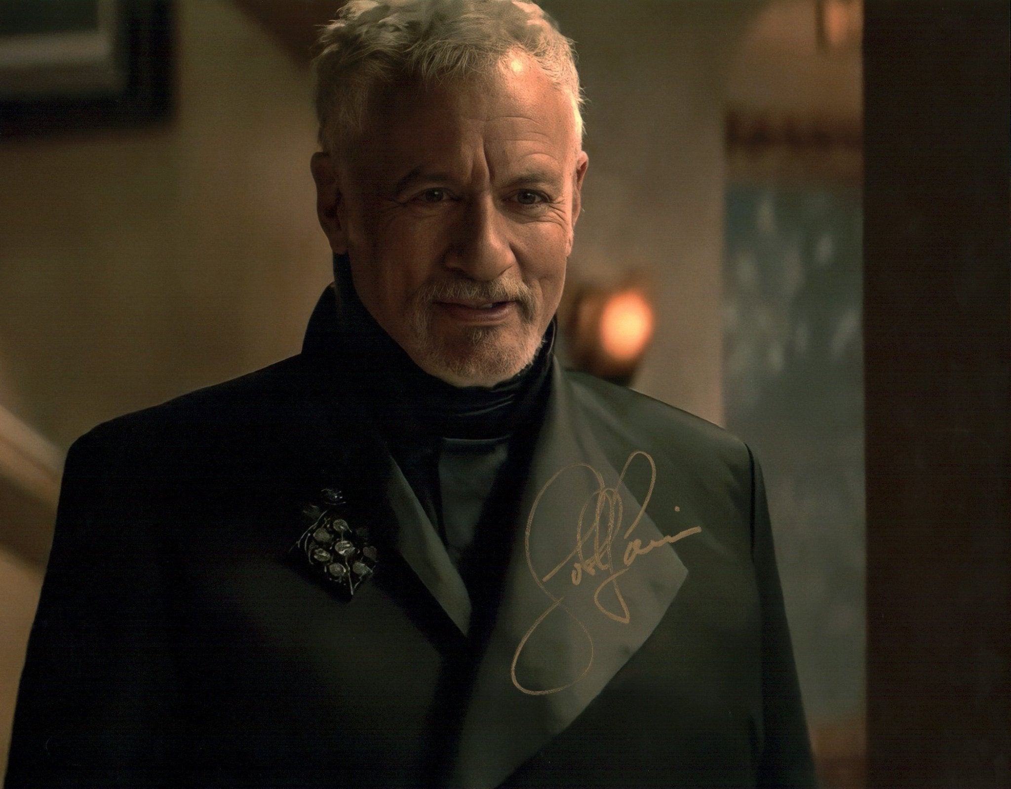 John de Lancie Star Trek 11x14 Signed Photo Poster JSA Certified Autograph