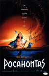 Pocahontas 11x17 Signed Bedard, Kuhn Photo Poster JSA Certified Autograph