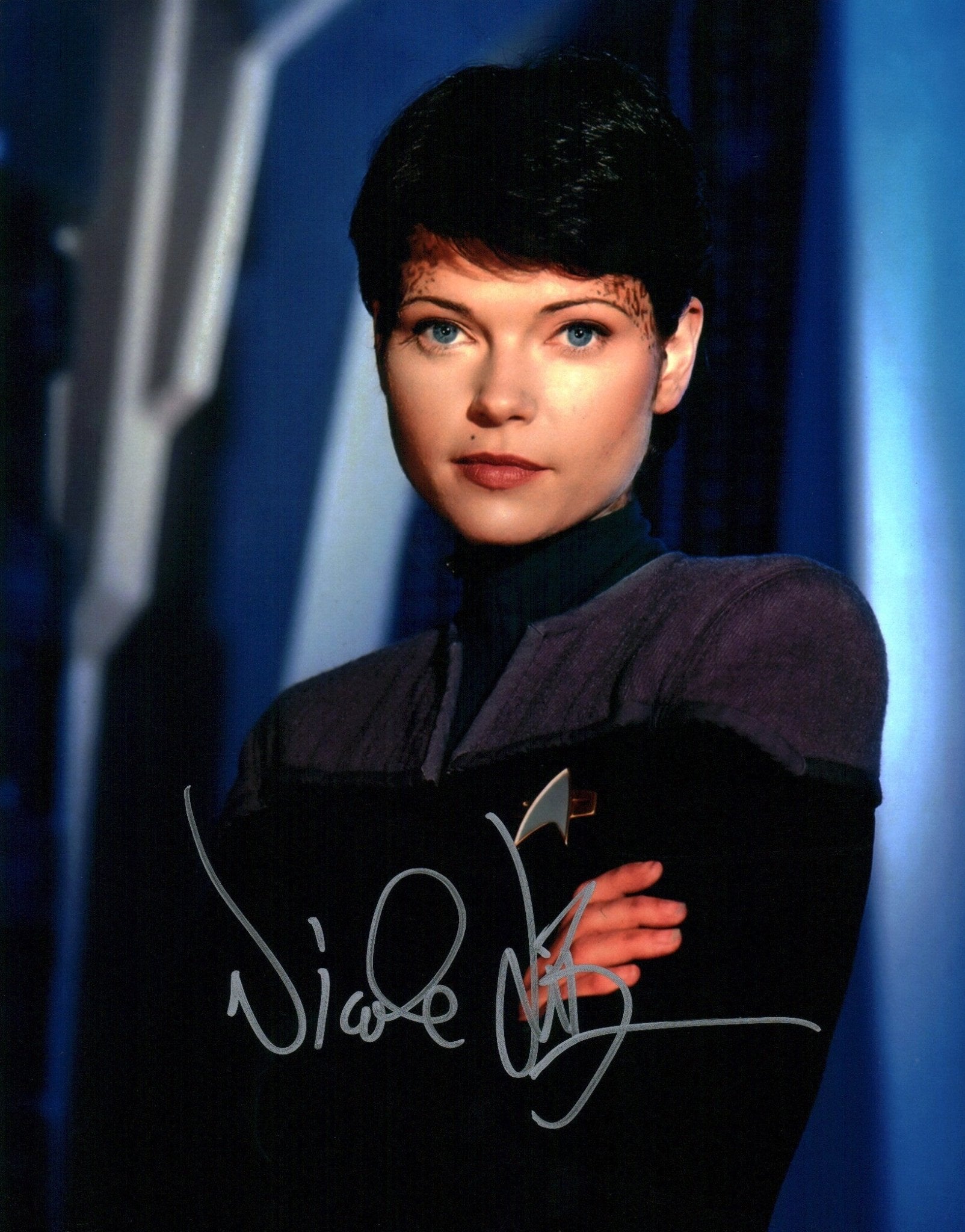 Nicole De Boer Star Trek Deep Space Nine 11x14 Signed Photo Poster JSA Certified Autograph
