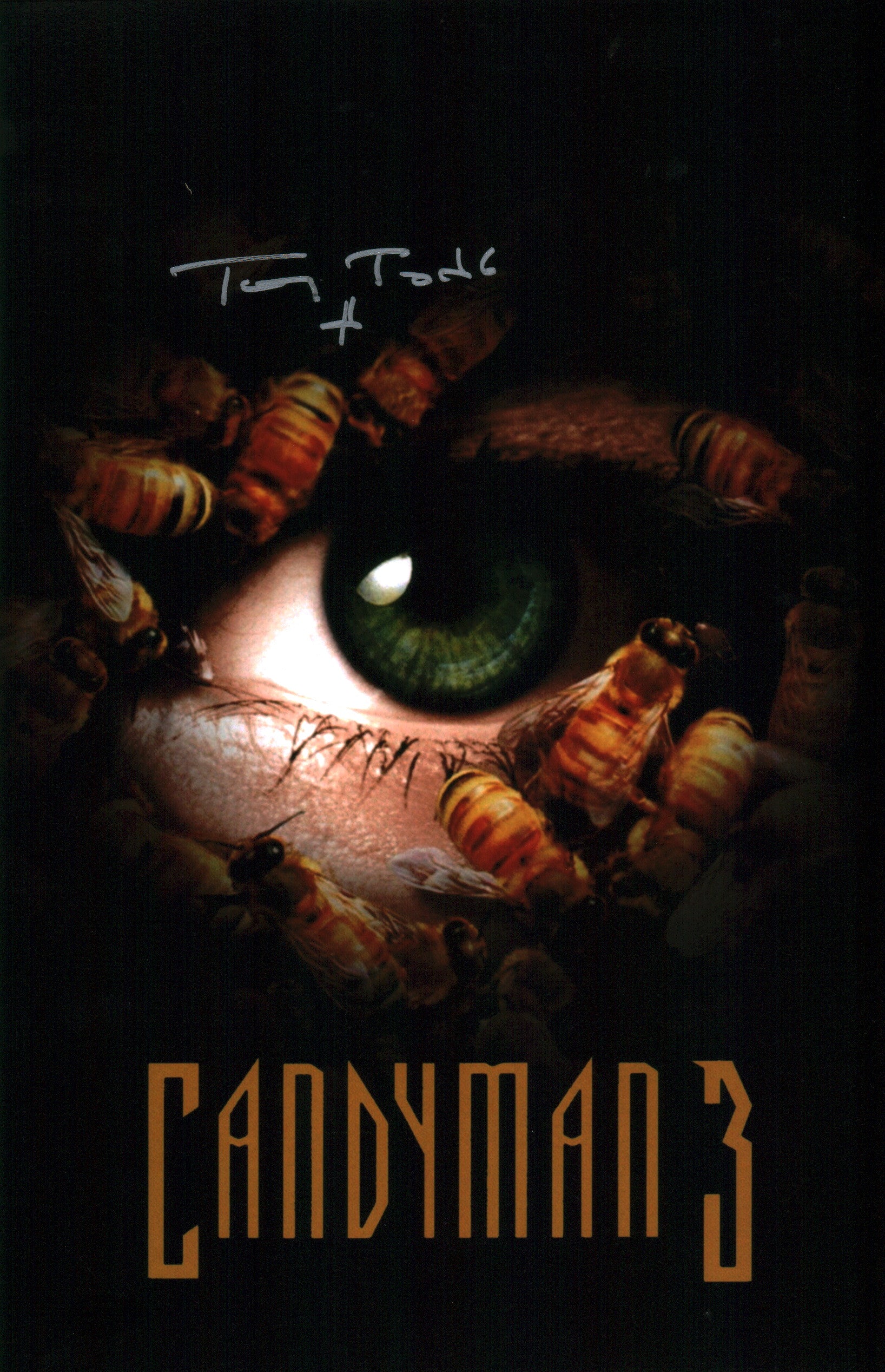 Tony Todd Candyman 3 11x17 Signed Photo Poster JSA Certified Autograph