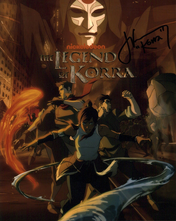 Janet Varney Legend of Korra 8x10 Signed Photo JSA Certified Autograph