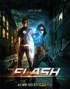 The Flash Cast Signed 11x14 Photo Poster Grant Gustin,  Carlos Valdes JSA Certified Autograph