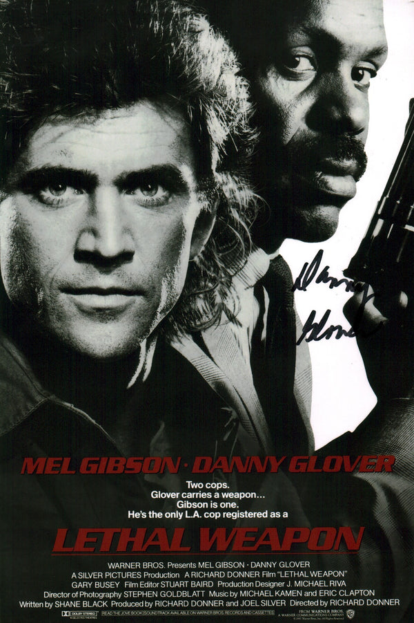 Danny Glover Lethal Weapon 8x12 Photo JSA Certified Autograph