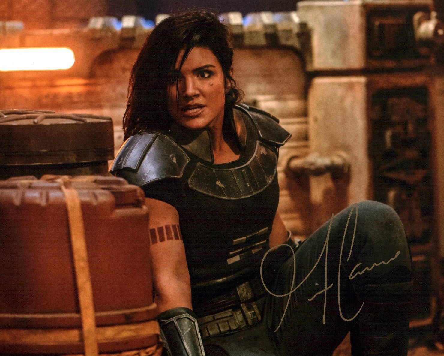 Gina Carano Star Wars The Mandalorian 8x10 Signed Photo JSA Certified Autograph