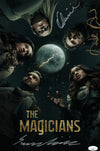 The Magicians 11x17 Photo Poster Cast x3 Signed Appleman Dudley Bishil JSA Certified  Autograph