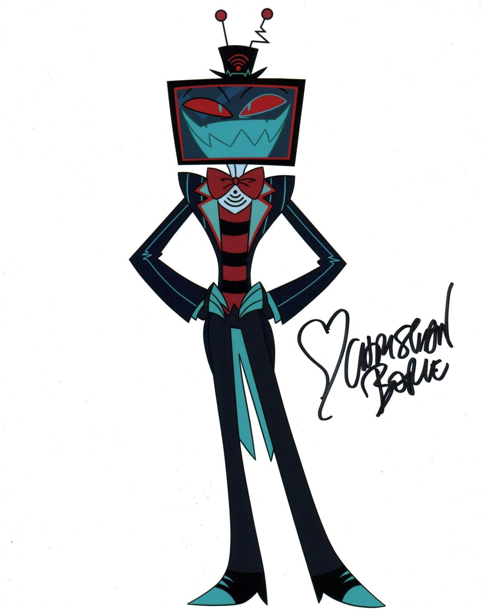 Christian Borle Hazbin Hotel 11x14 Signed Photo JSA Certified Autograph