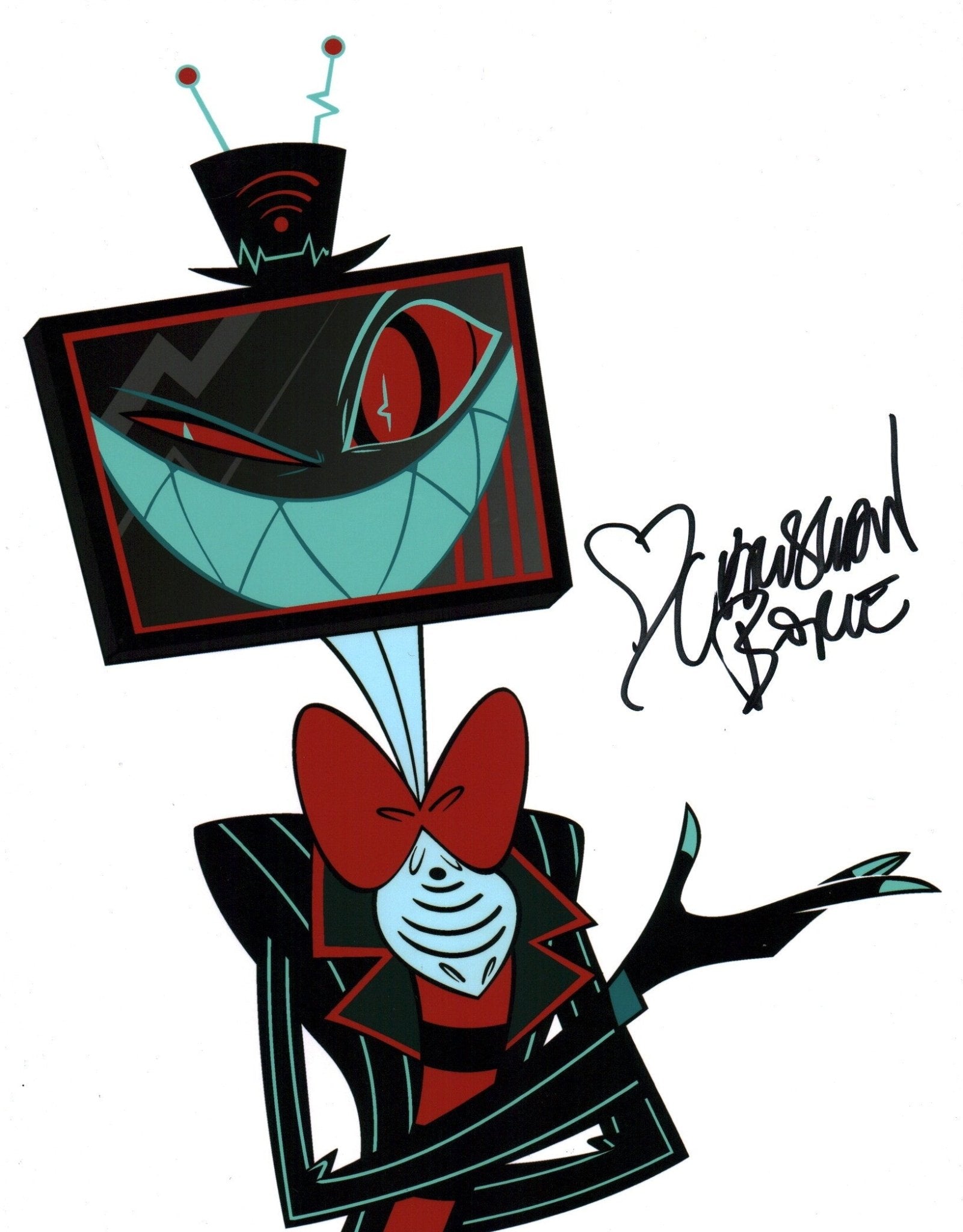 Christian Borle Hazbin Hotel 11x14 Signed Photo JSA Certified Autograph