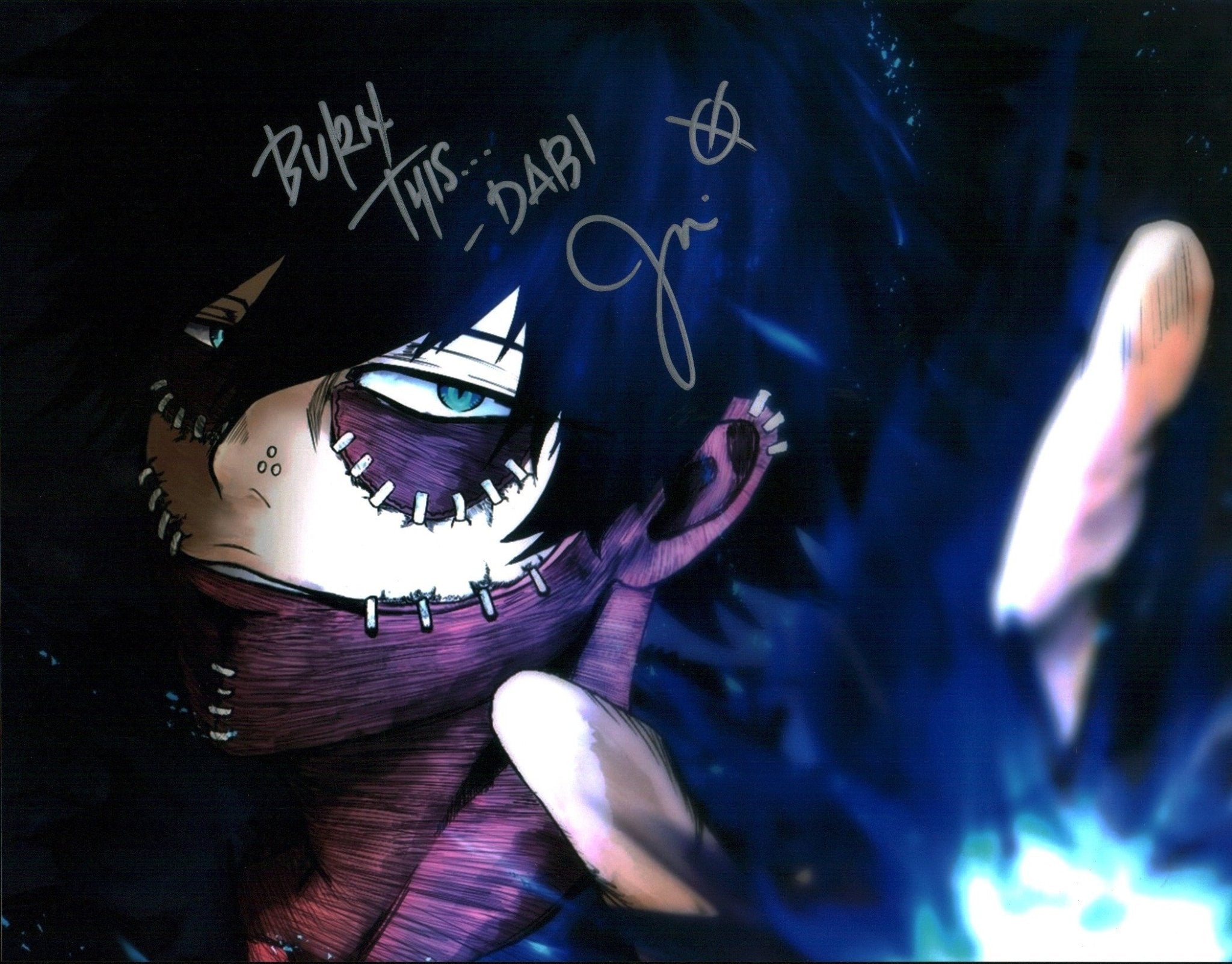 Jason Liebrecht My Hero Academia 11x14 Signed Photo JSA Certified Autograph