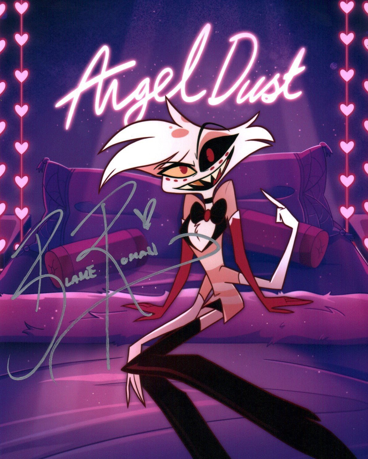 Blake Roman Hazbin Hotel 8x10 Photo Signed JSA Certified Autograph