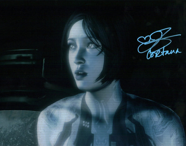 Jen Taylor Halo 11x14 Signed Photo Poster JSA Certified Autograph