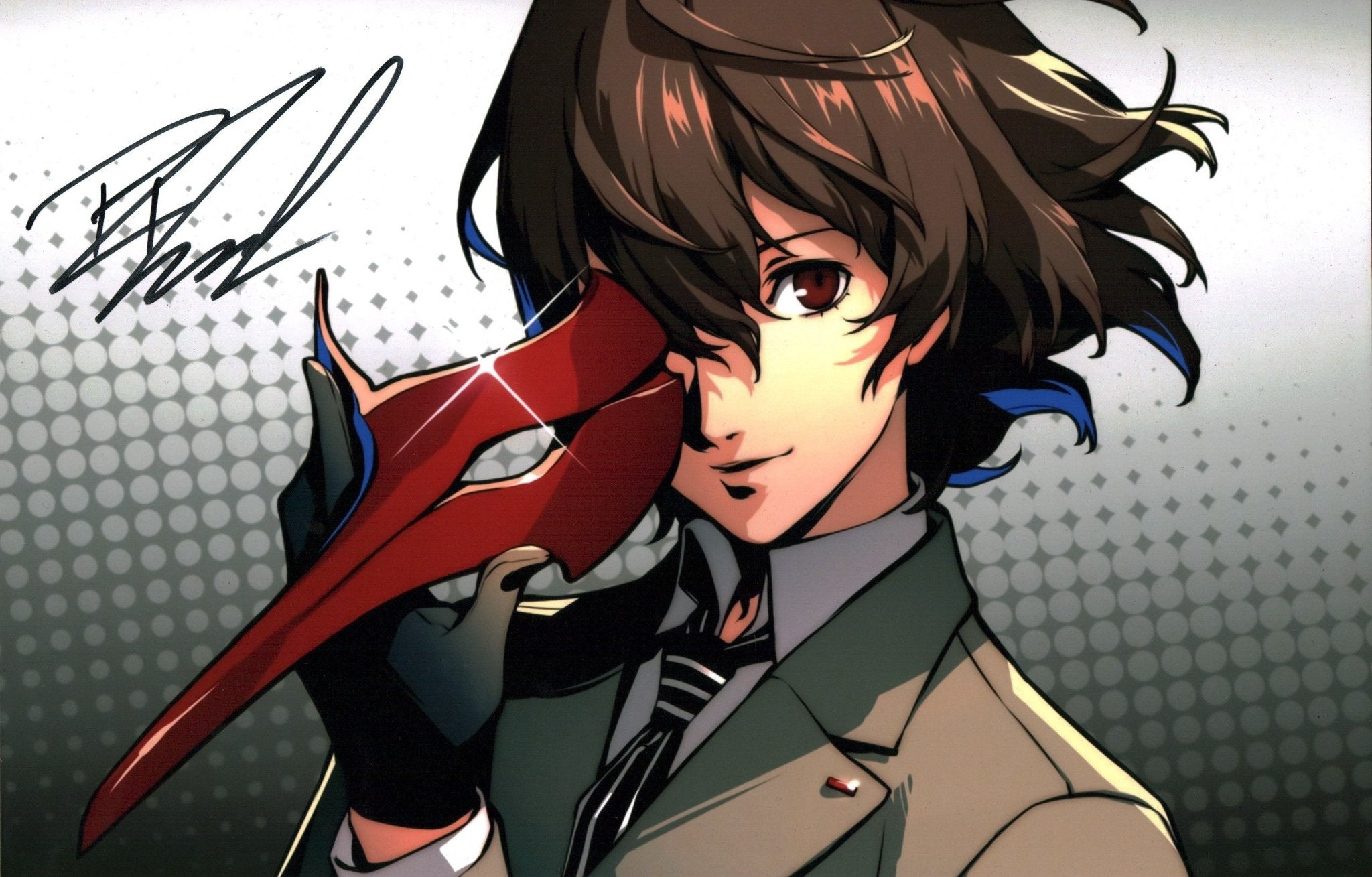 Robbie Daymond Persona 5 Royal 11x17 Photo Poster Signed JSA Certified Autograph