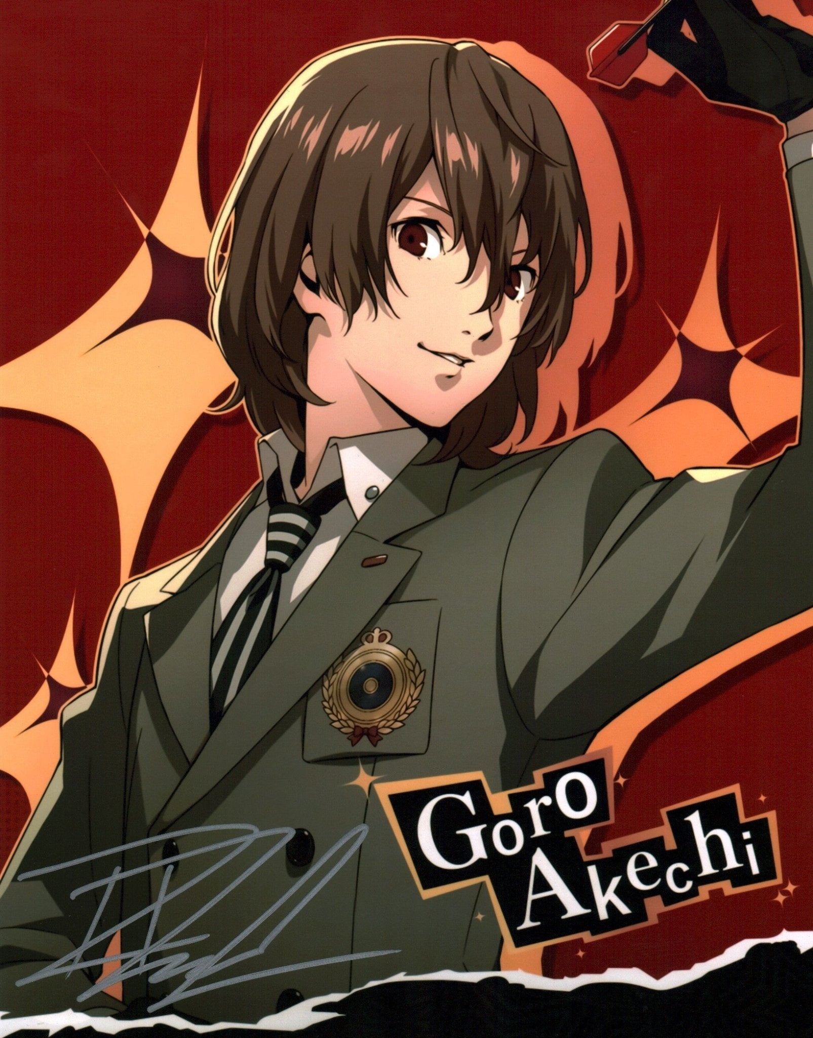 Robbie Daymond Persona 5 Royal 11x14 Photo Poster Signed JSA Certified Autograph