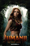 Karen Gillan Jumanji 11x17 Signed Photo Poster JSA Certified Autograph