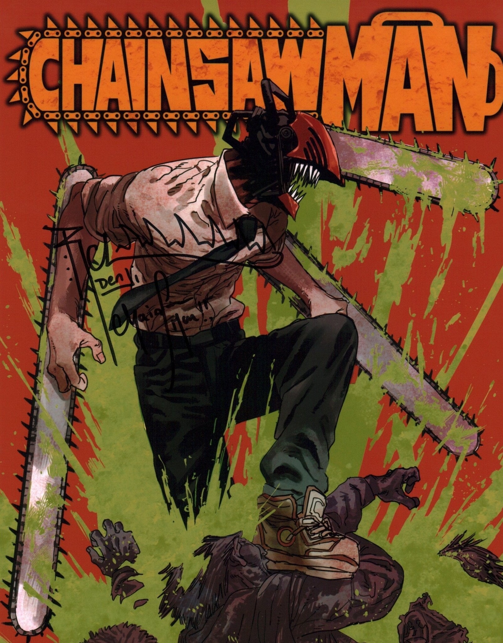 Ryan Colt Levy Chainsaw Man 11x14 Signed Photo JSA Certified Autograph