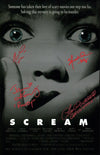 Scream 11x17 Signed Photo Cast x4 Lillard Ulrich Kennedy Waddell JSA Certified Autograph