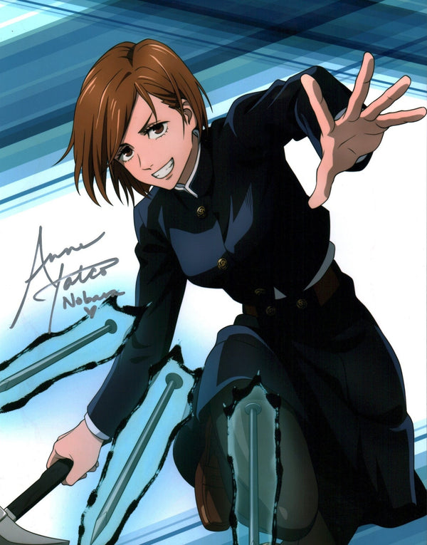 Anne Yatco Jujutsu Kaisen 11x14 Photo Poster JSA Certified Autograph