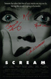 Scream 11x17 Signed Photo Cast x4 Lillard Ulrich Kennedy Waddell JSA Certified Autograph