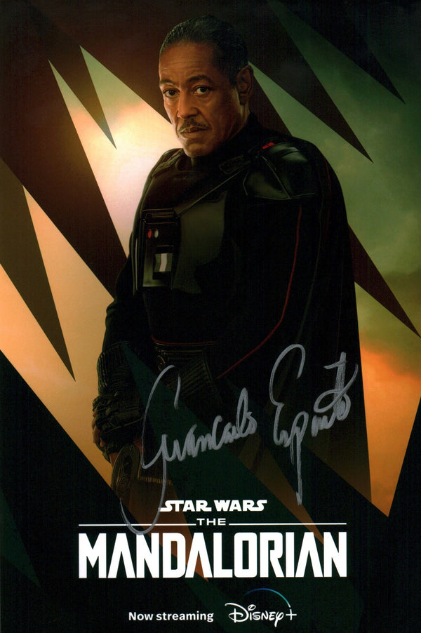 Giancarlo Esposito Star Wars The Mandalorian 8x12 Signed Photo JSA Certified Autograph