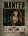 Emily Rudd One Piece 11x14 Signed Mini Poster JSA Certified Autograph