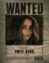 Emily Rudd One Piece 11x14 Signed Mini Poster JSA Certified Autograph