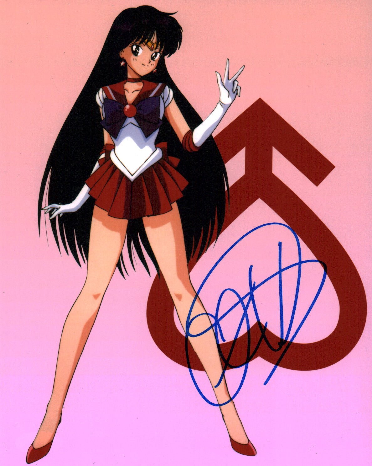 Vee Moon Cristina Vee Sailor Moon 8x10 Signed Photo JSA Certified Autograph