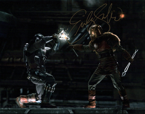 Emily Swallow Star Wars The Mandalorian 11x14 Signed Photo Poster JSA Certified Autograph