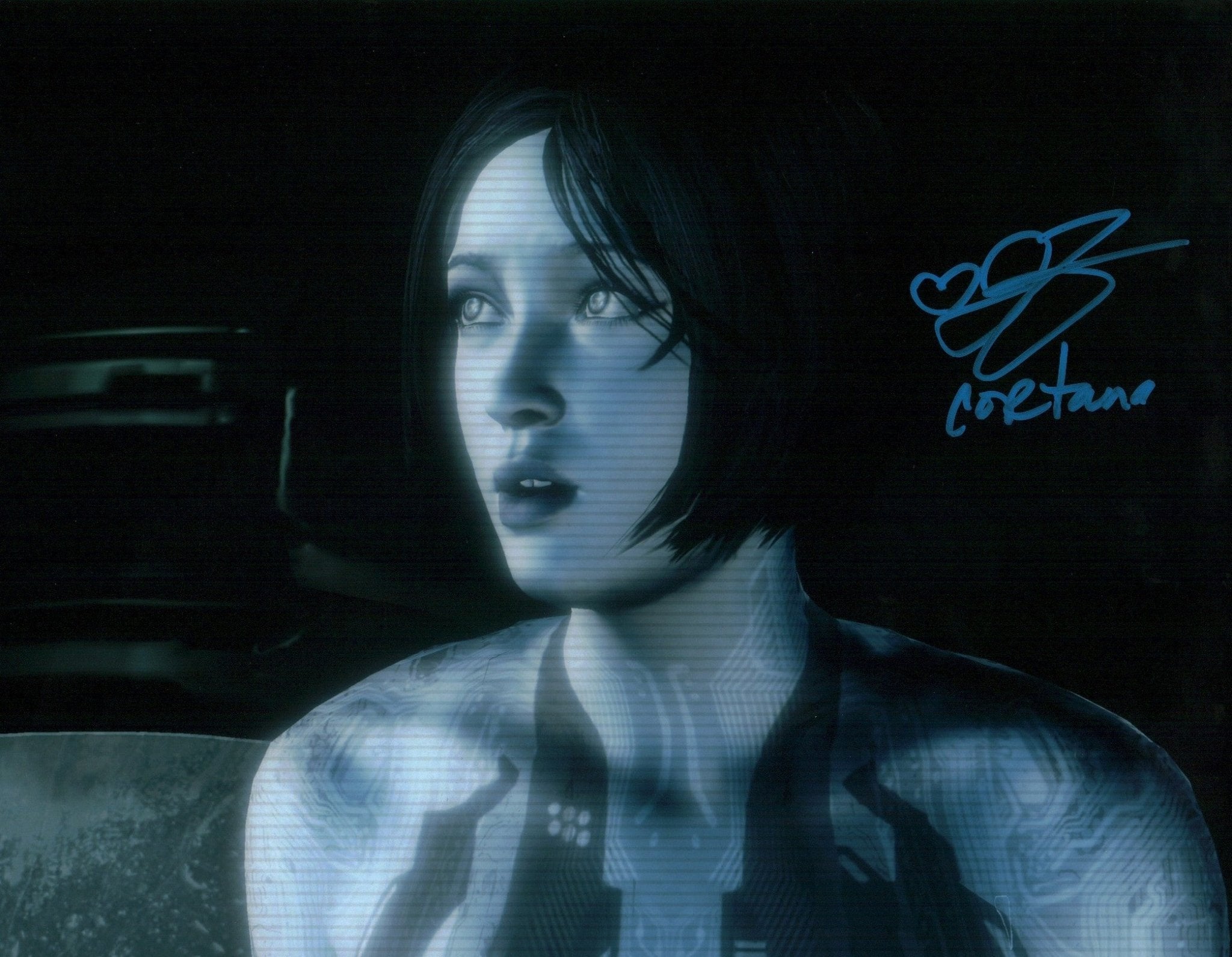 Jen Taylor Halo 11x14 Signed Photo Poster JSA Certified Autograph