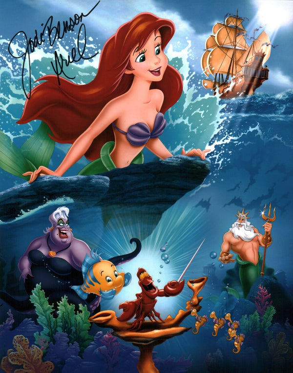 Jodi Benson Disney The Little Mermaid 11x14 Signed Photo Poster JSA Certified Autograph