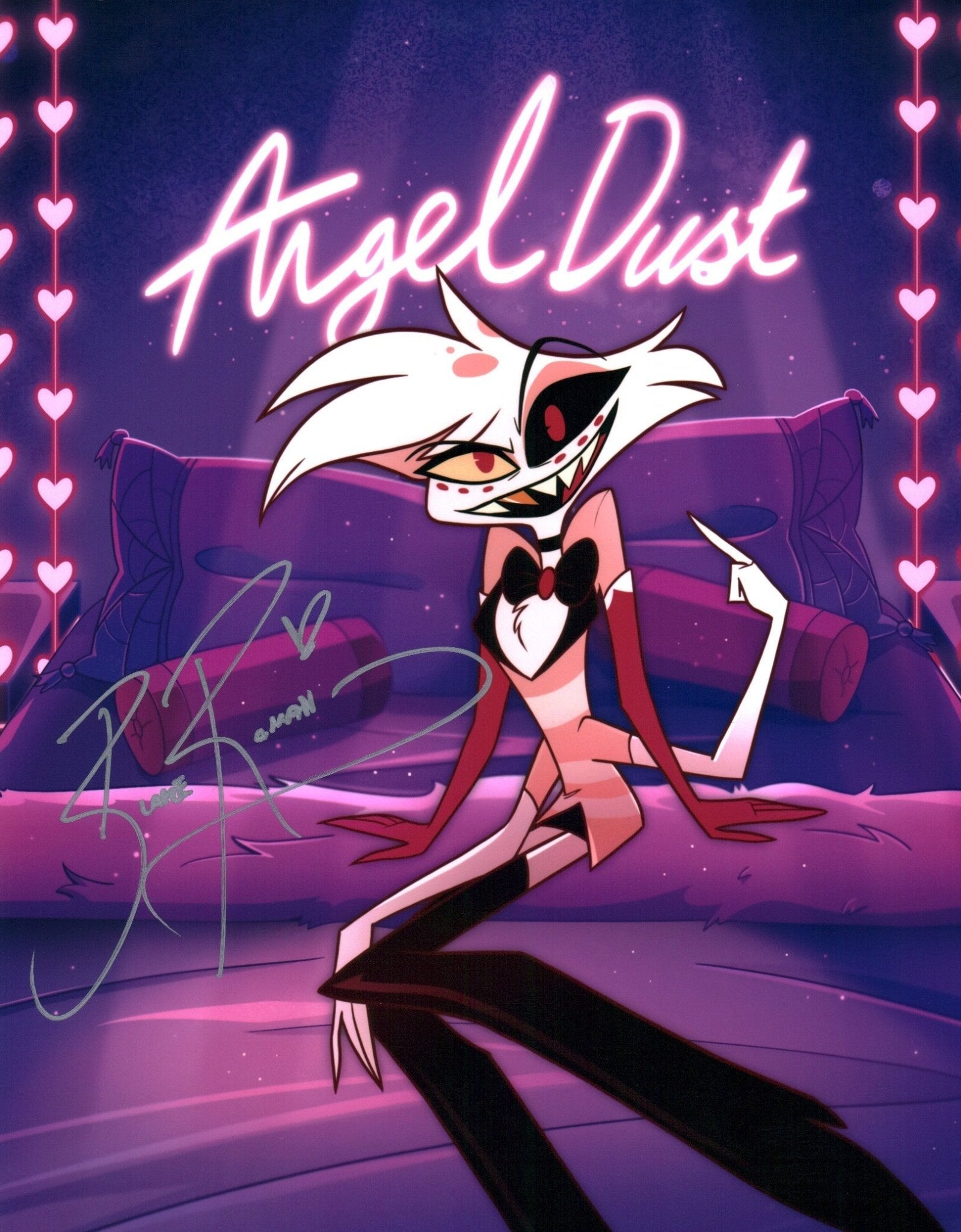 Blake Roman Hazbin Hotel 11x14 Photo Poster Signed JSA Certified Autograph