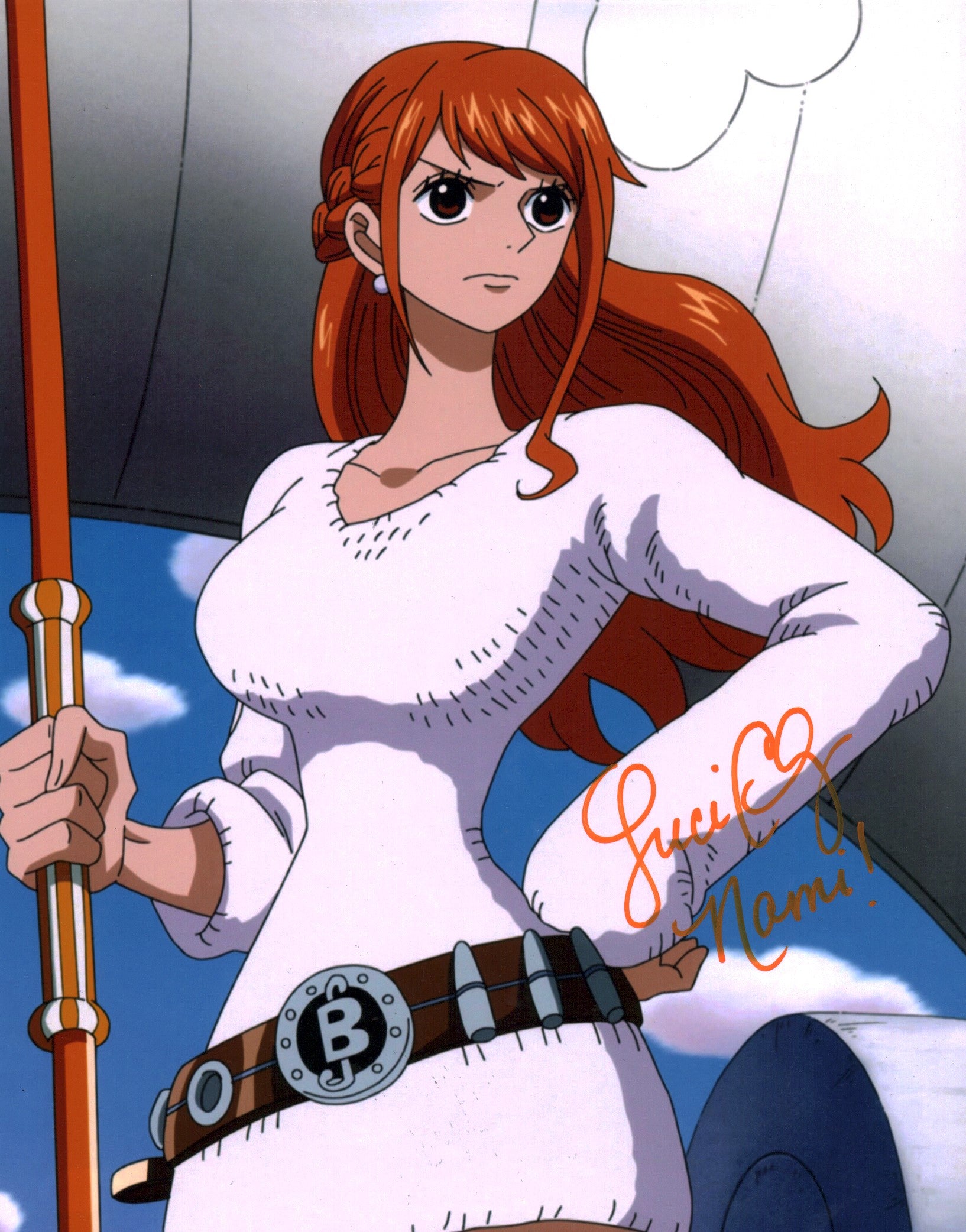 Luci Christian One Piece 11x14 Signed Photo Poster JSA Certified Autograph