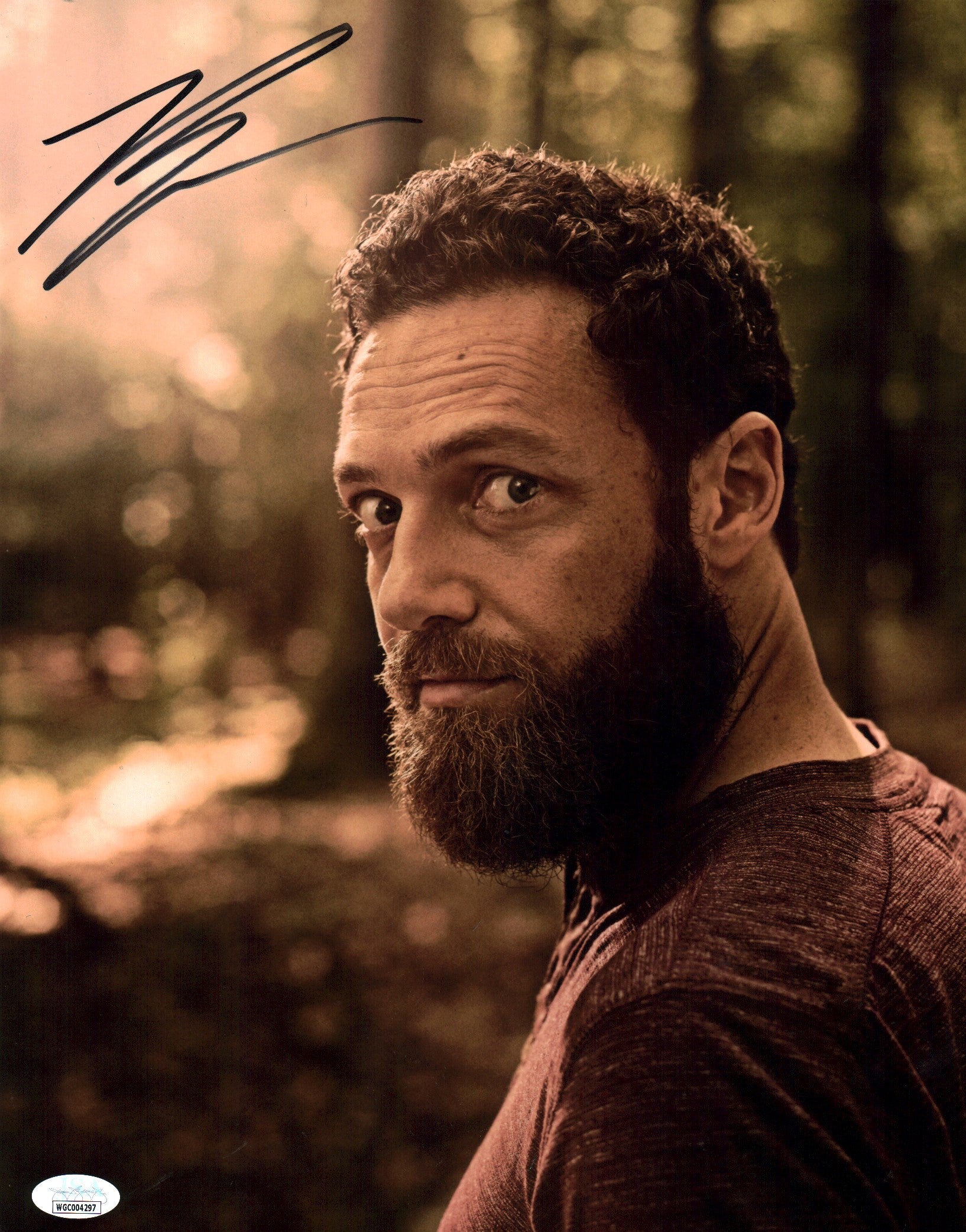 Ross Marquand The Walking Dead 11x14 Signed Photo JSA COA Certified Autograph GalaxyCon