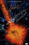 Star Trek VI: The Undiscovered Country 11x17 Poster Cast x4 Signed Koenig Nichols Shatner Takei JSA Certified Autograph