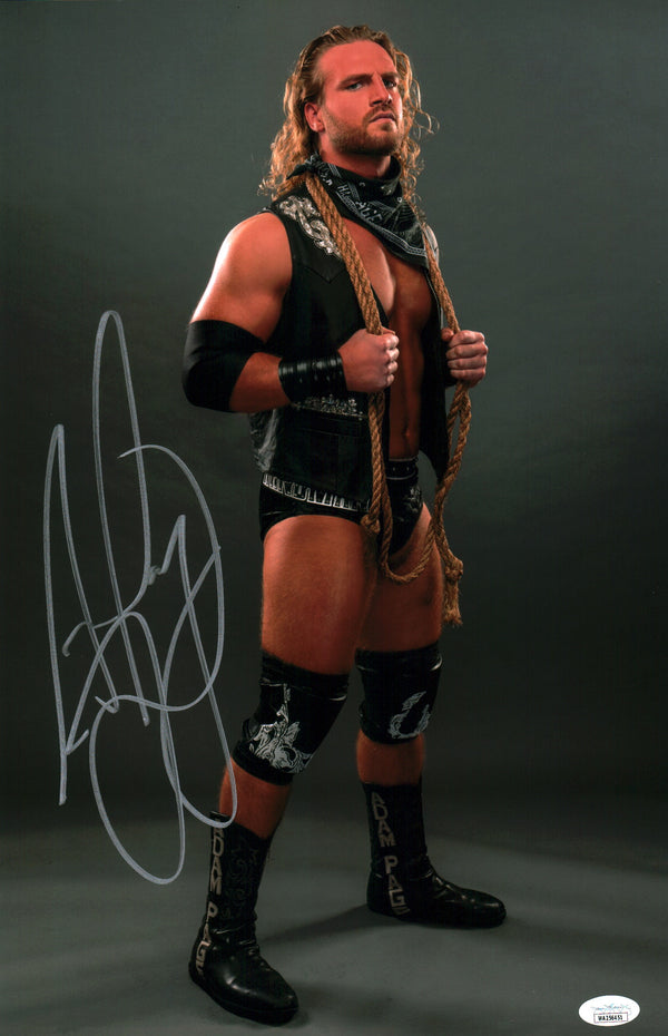 Adam Page Hangman AEW Wrestling 11x17 Signed Photo Poster JSA Certified Autograph GalaxyCon