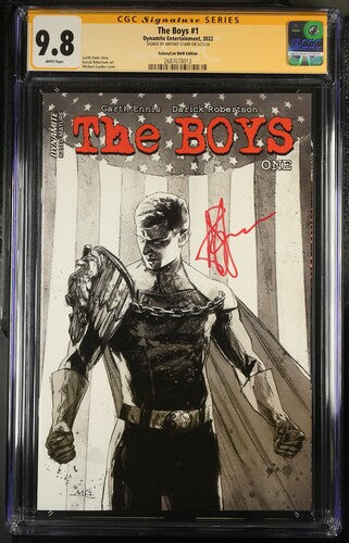 The Boys #1 Dynamite Entertainment CGC Signature Series 9.8 Signed Antony Starr