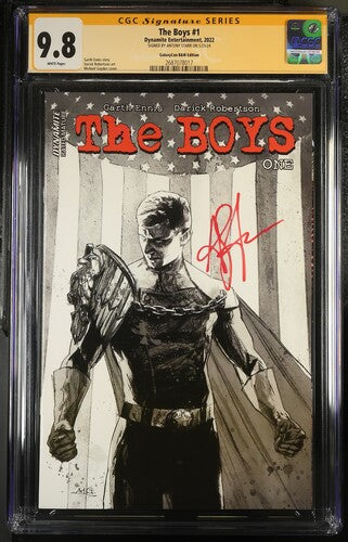 The Boys #1 Dynamite Entertainment CGC Signature Series 9.8 Signed Antony Starr