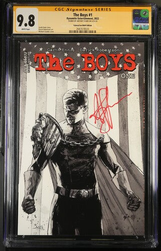 The Boys #1 Dynamite Entertainment CGC Signature Series 9.8 Signed Antony Starr