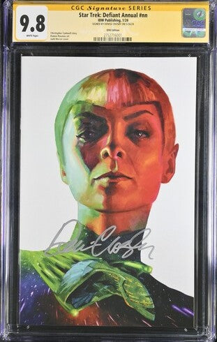 Star Trek: Defiant Annual #nn IDW Publishing CGC Signature Series 9.8 Signed Denise Crosby