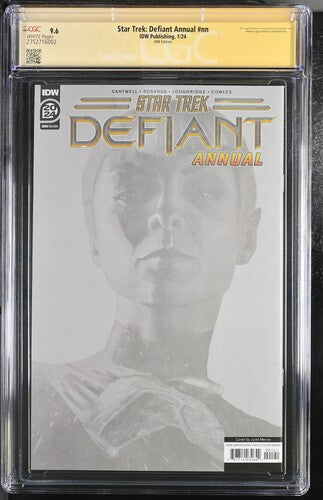 Star Trek: Defiant Annual #nn IDW Publishing CGC Signature Series 9.6 Signed Denise Crosby