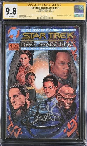 Star Trek: Deep Space Nine #1 Malibu Comics CGC Signature Series 9.8 Signed Terry Farrell