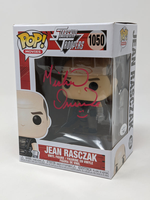 Michael Ironside Jean Rasczak #1050 Starship Troopers Signed Funko Pop JSA Certified Autograph