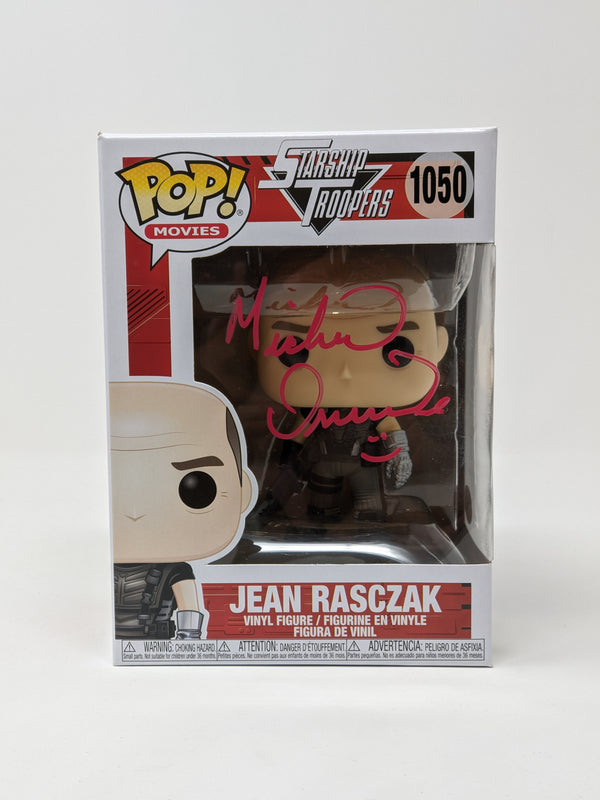 Michael Ironside Jean Rasczak #1050 Starship Troopers Signed Funko Pop JSA Certified Autograph