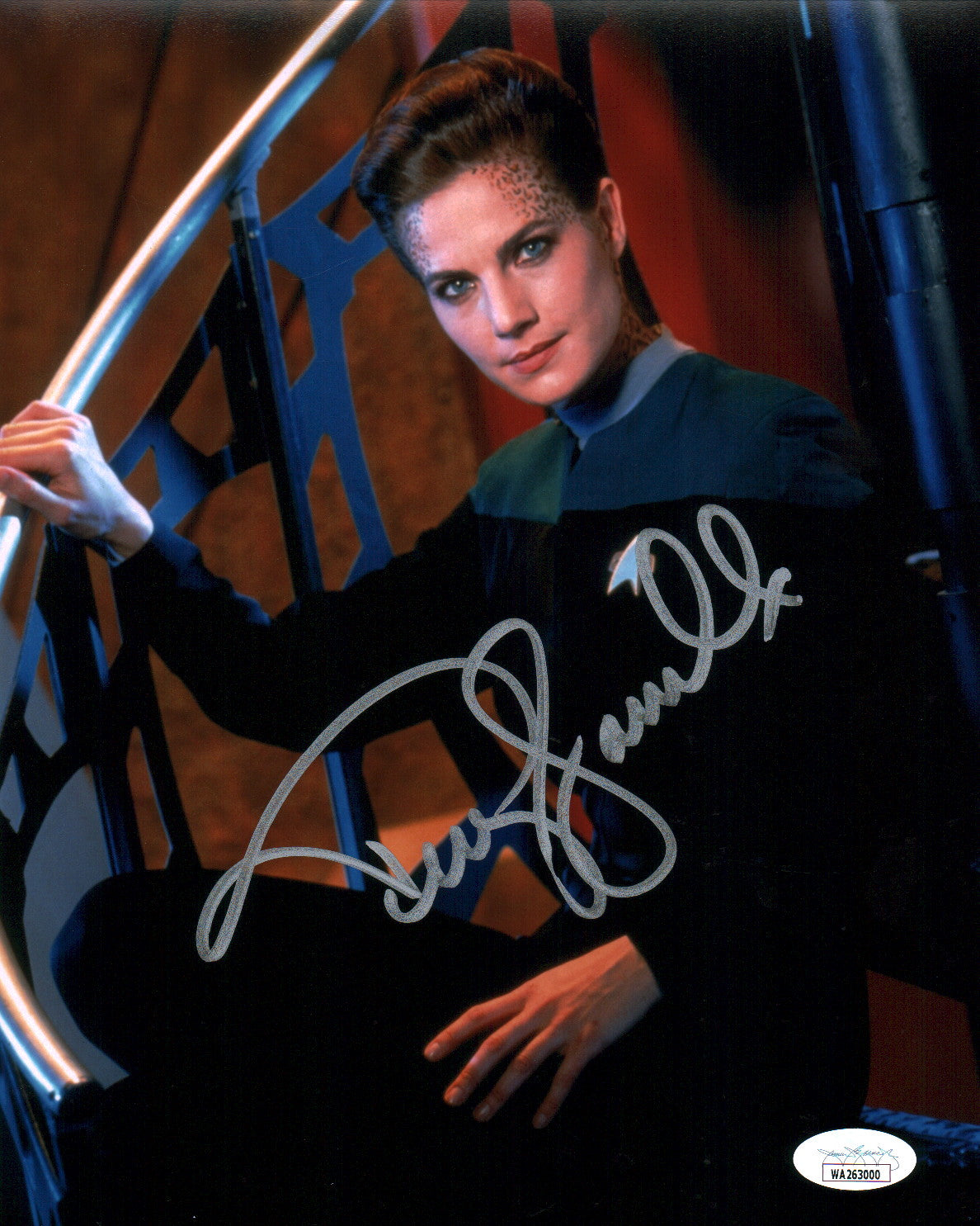 Terry Farrell Star Trek 8x10 Signed Photo JSA COA Certified Autograph
