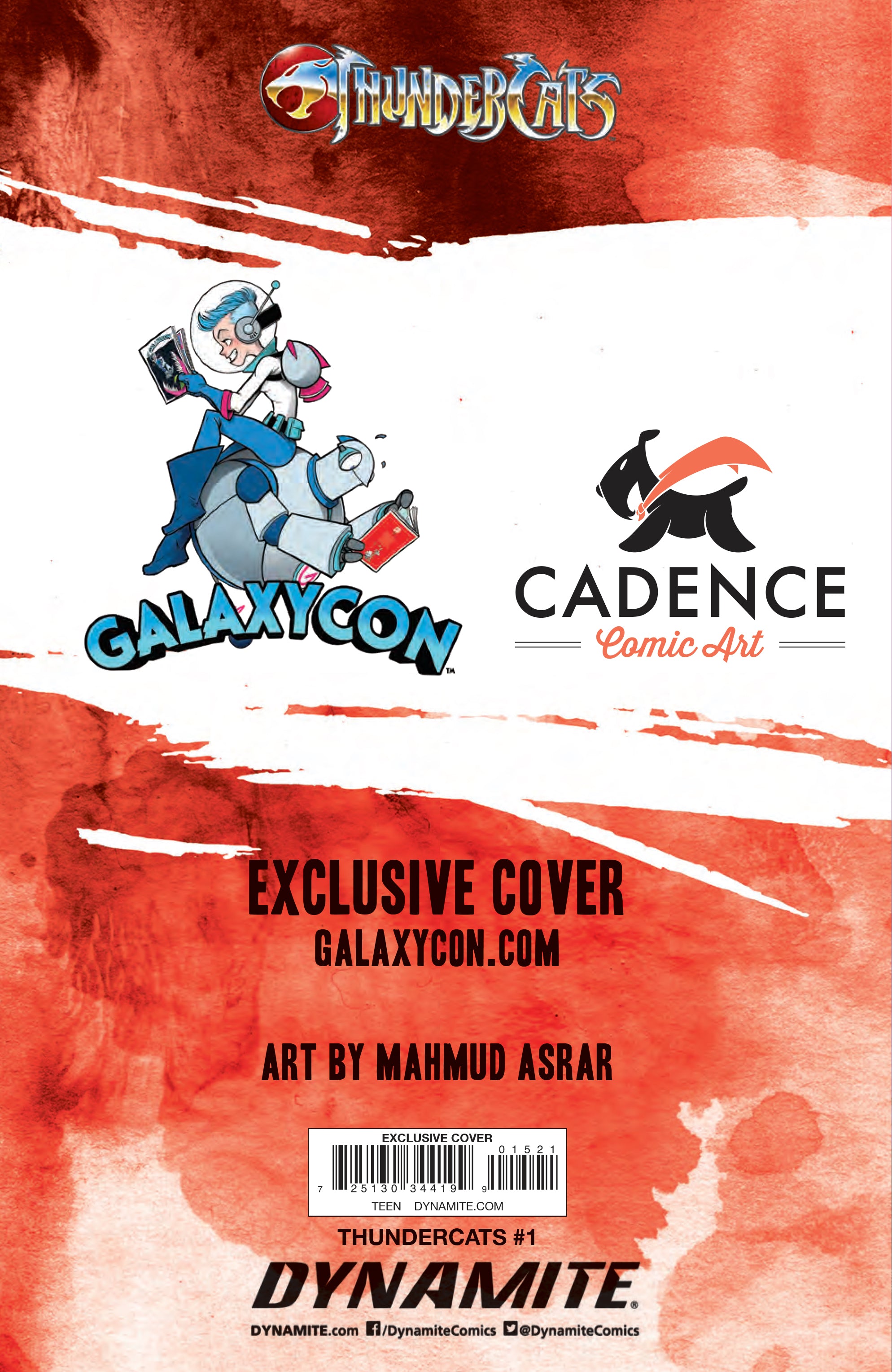 Thundercats #1 GalaxyCon Exclusive Mahmud Asrar Variant Trade Comic Book