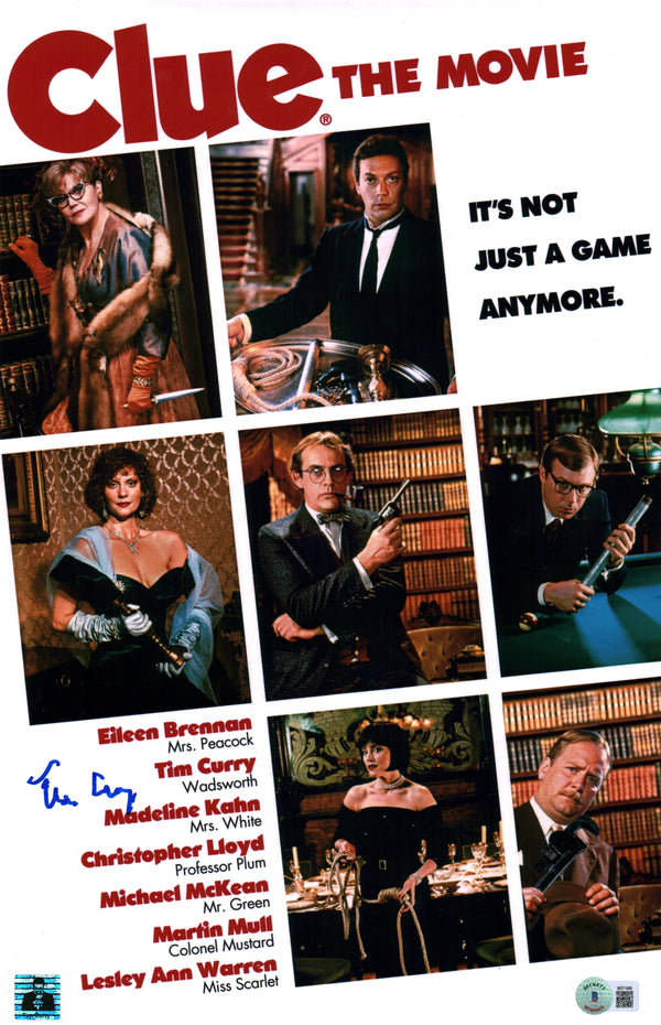 Tim Curry Clue 11x17 Signed Photo Poster Beckett COA Certified Autograph