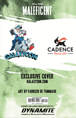 Disney Villains Maleficent #1 GalaxyCon Exclusive Tommaso Variant Comic Book