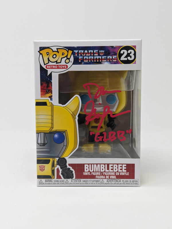 Dan Gilvezan Transformers Bumblebee #23 Signed Funko Pop JSA COA Certified Autograph GalaxyCon