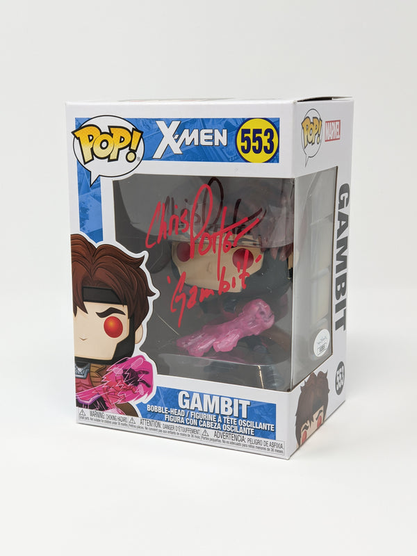Chris Potter Marvel X-Men Gambit #553 Signed Funko Pop JSA COA Certified Autograph