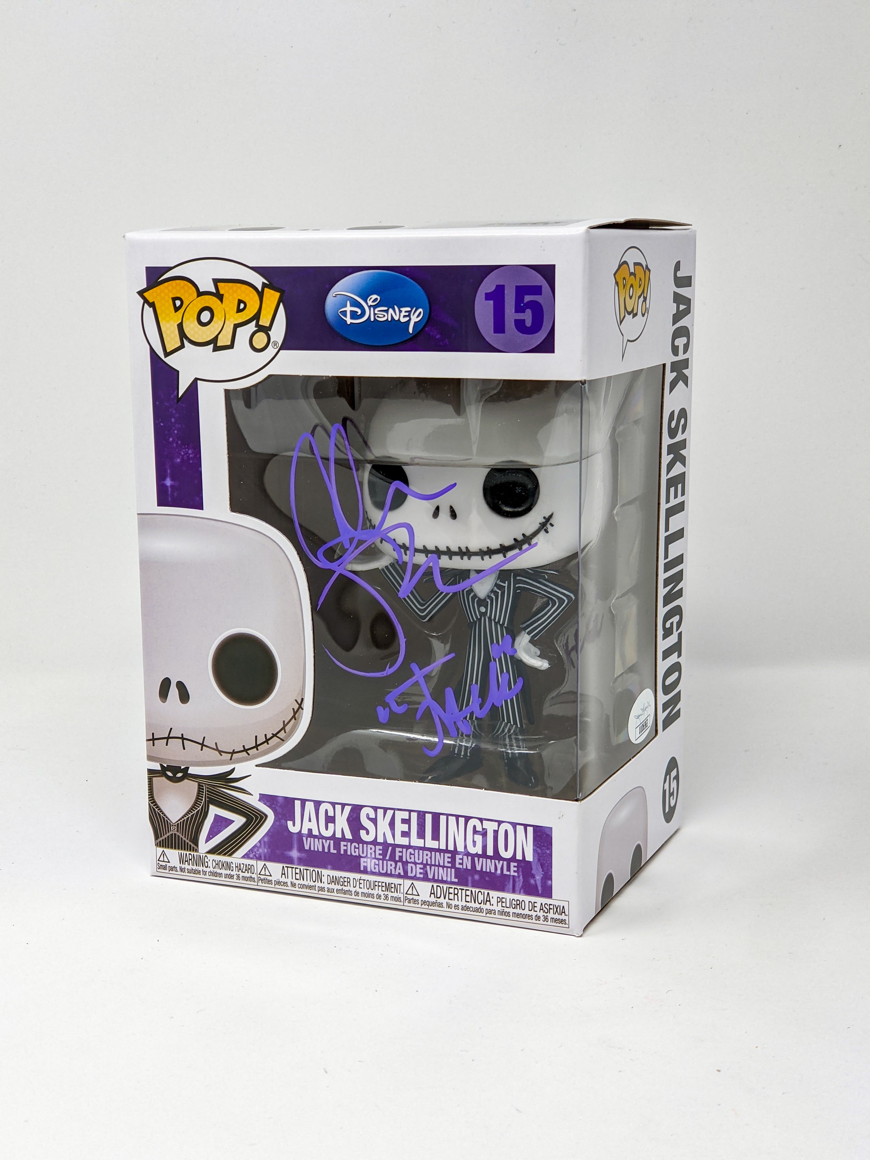 Chris Sarandon Disney Nightmare Before Christmas Jack Skellington #15 Signed Funko Pop JSA Certified Autograph