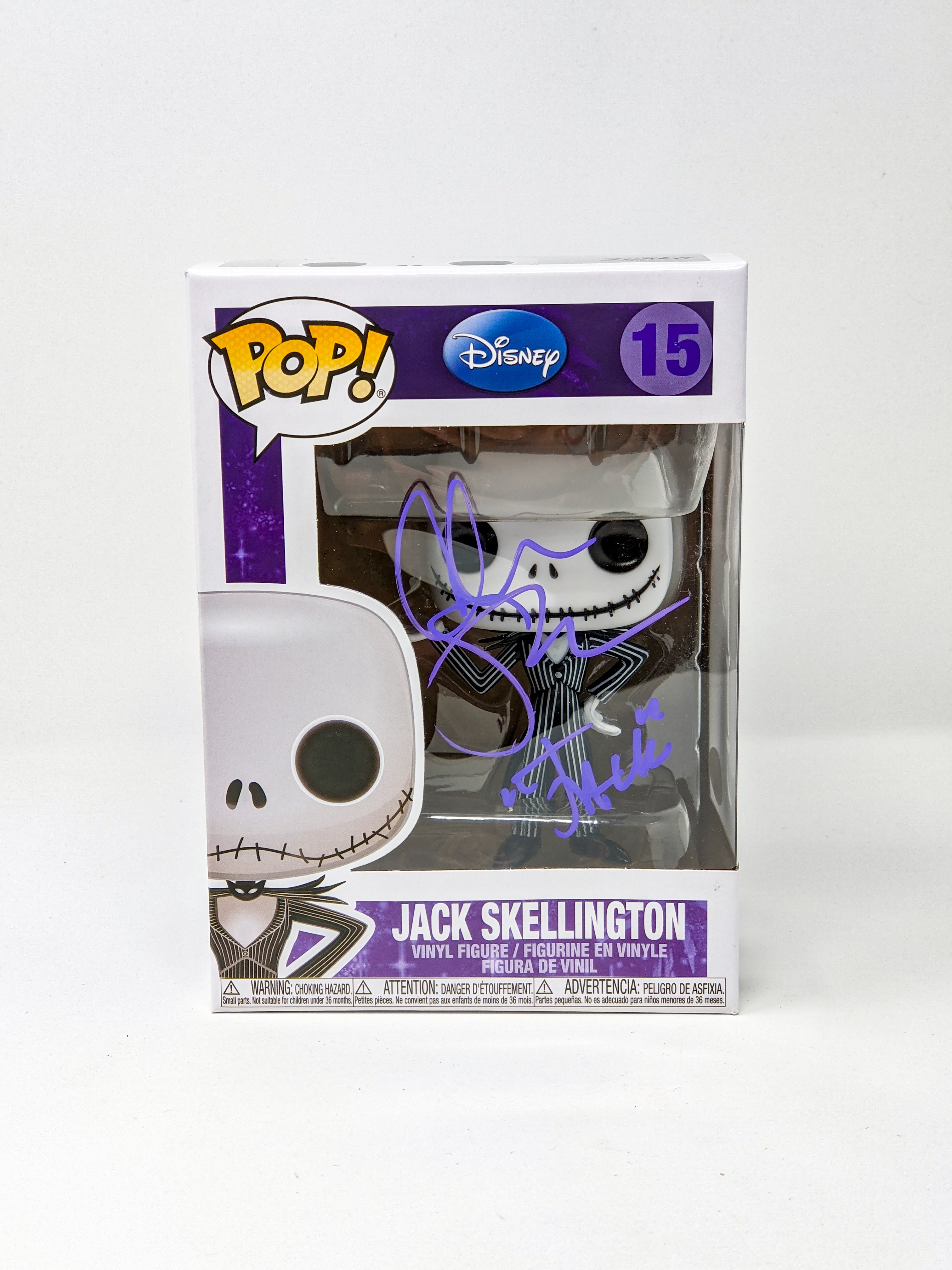 Chris Sarandon Disney Nightmare Before Christmas Jack Skellington #15 Signed Funko Pop JSA Certified Autograph